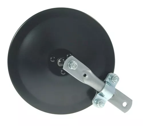 Grote Mirror, 6", Black, Round CLight-On Stack & Spot Assy | 28042