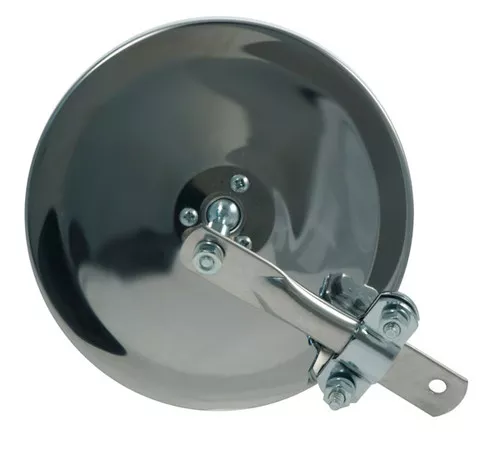 Grote Mirror, 6", Stainless Steel, Round CLight-On Stack & Spot Assy | 28043