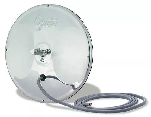 Grote Mirror, 8", Stainless Steel, Convex Heated | 12283