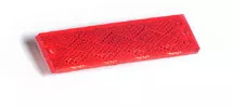 Grote Reflector, Red, Oval Stick-On/Screw Mountable | 41032
