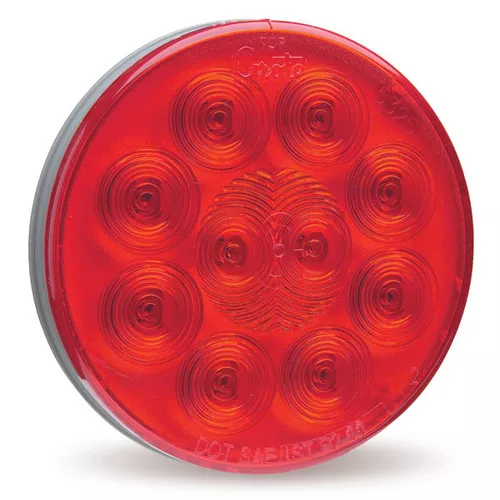 Grote S/T/T Light, 4", Red, Supernova LED, 10 Diode Grommet Mount | 53252
