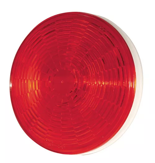 Grote S/T/T Light, Red, 4" Round, Hard Shell Connector, 3 Diode | 54362