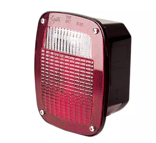 Grote S/T/T Light Red Combination Box W/ Ford-Style Side Connector LH | 53782