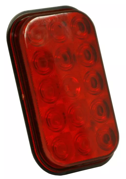 Grote S/T/T Light, Red, Rectangular, Hi Count LED | G4502