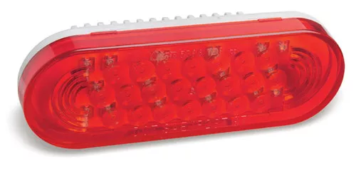 Grote S/T/T Light, Red, Supernova LED, Oval, Grommet Mount | 53962