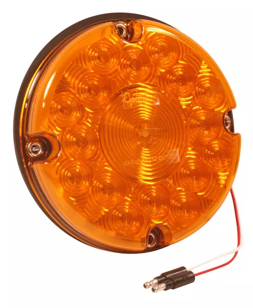 Grote Turn Light, 7", Yellow, Supernova LED W/Non-Reflex Lens | 55993