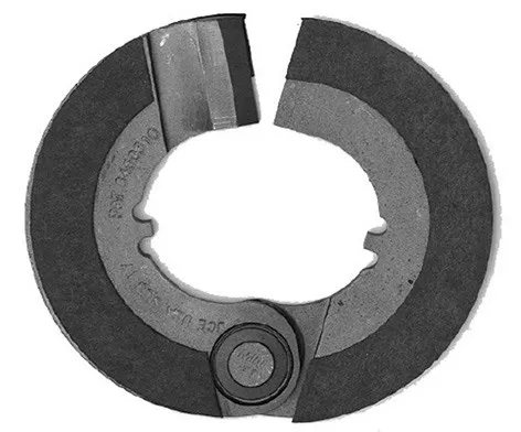 HB200 2" ID Hinge Type Clutch Brake Standard .375" Thickness