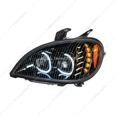 HIGH POWER LED BLACKOUT PROJECTION HEADLIGHT FOR 2001-2020 FREIGHTLINER COLUMBIA – DRIVER 31092