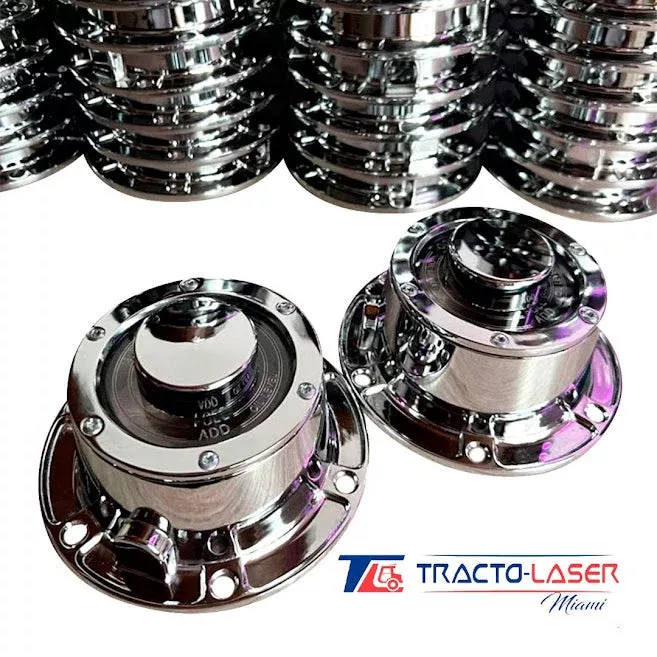 HUB CAP CHROME SET X 2