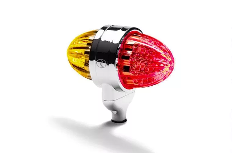 ICON NXT Double Faced Watermelon Fender light with colored light lenses HEROFENDER ROADWORKS