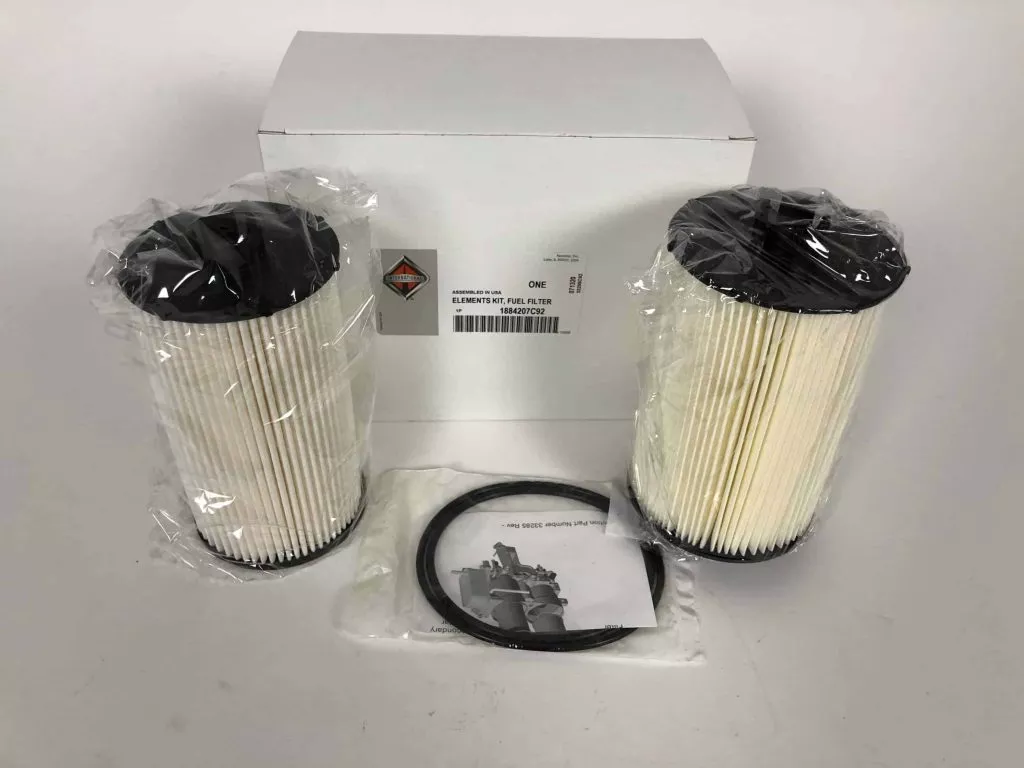 International Dual Fuel Filter cartridge kit for Maxxforce 7 engine applications