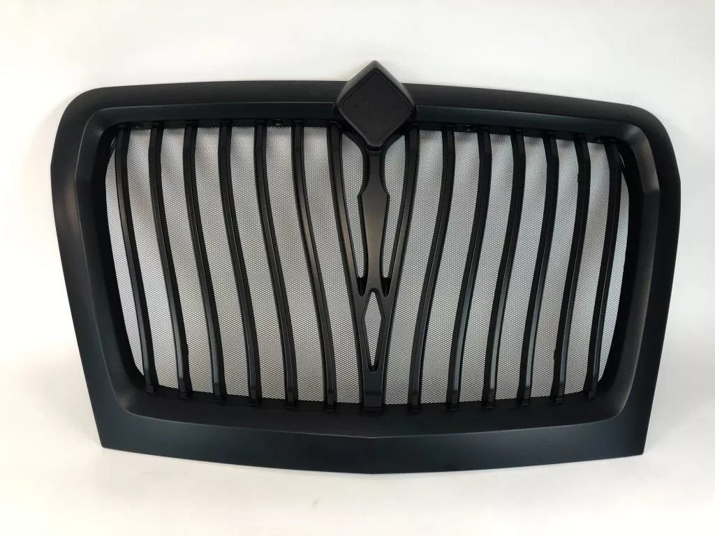 International LT grille- Black w/ bugscreen