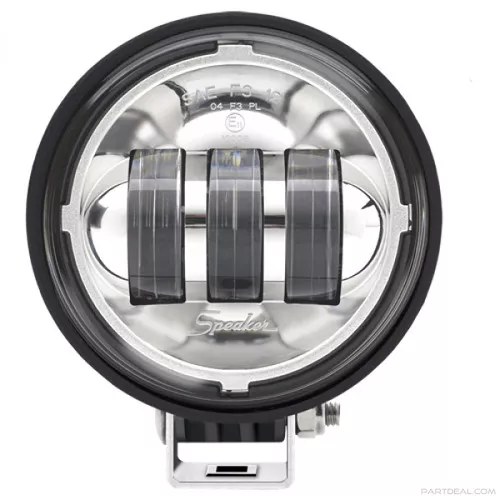 JW Speaker 0547951 Model 6150 4" Round Pedestal Mount LED Fog Light Chrome Bezel