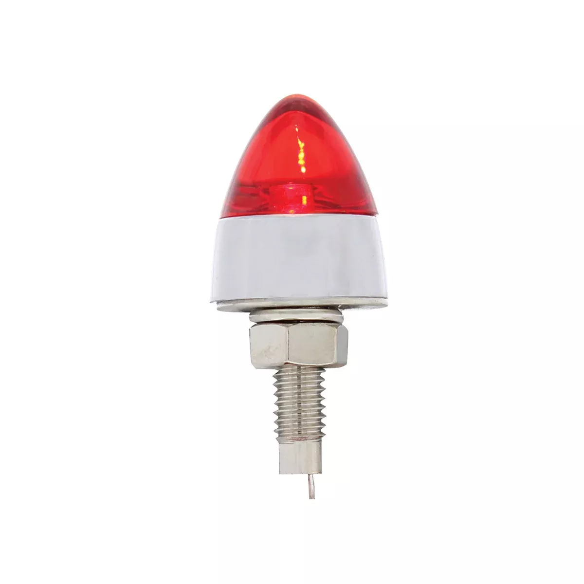 LED Bullet License Plate Fastener - Red (2-Pack) 10867