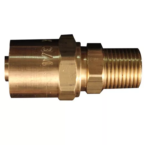 Milton 622 Reusable End,3/8" MNPT, Fits 3/8" x 3/4"