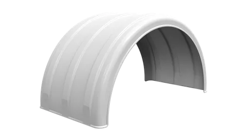Minimizer MIN2480 White Single Fender for 24.5" Wheels