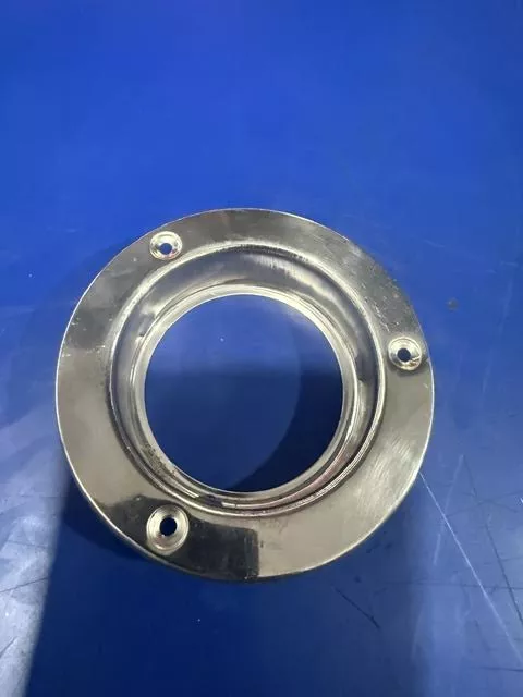 Mounting Flange for 2.5" Round Trailer Lights - Stainless Steel