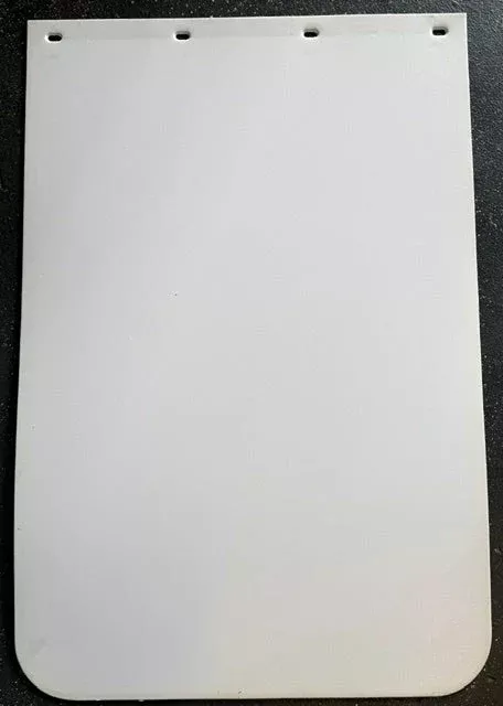 MUD FLAP 24” X 36” COLOR WHITE FIRM X 1 (UNIT)