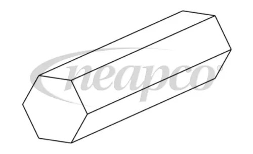Neapco 72-0888 HEX SHAFT .875" | Per Foot