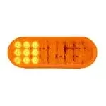 OVAL SMART DYNAMIC SEQUENTIAL LED SEALED LIGHT YELOW 74860
