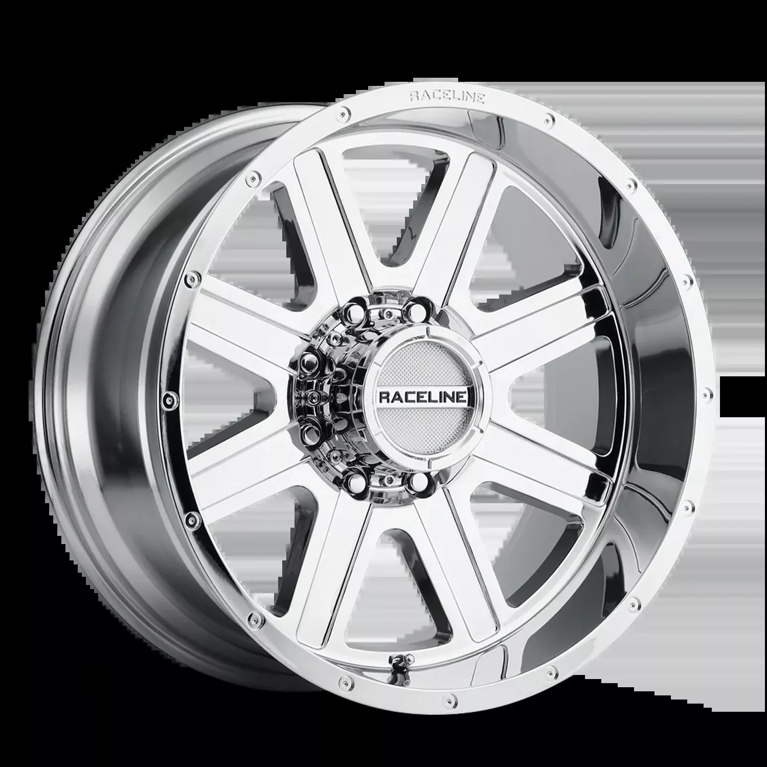 RACELINE | Aluminum Wheels | Aluminum Wheels 20×9 Hostage 940C Chrome 12 Offset 5 on 139.7 Bolt Pattern 110.3 Bore Raceline | 940C-29055+12