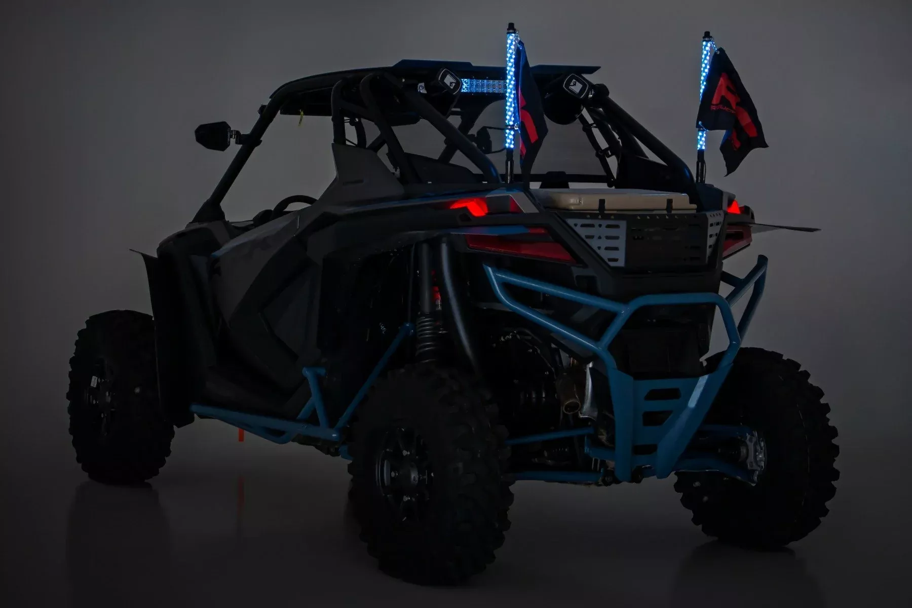 Rough Country | Light Whips | Multi-Function UTV LED Whip Lights 2FT Remote Control Rough Country | 93002
