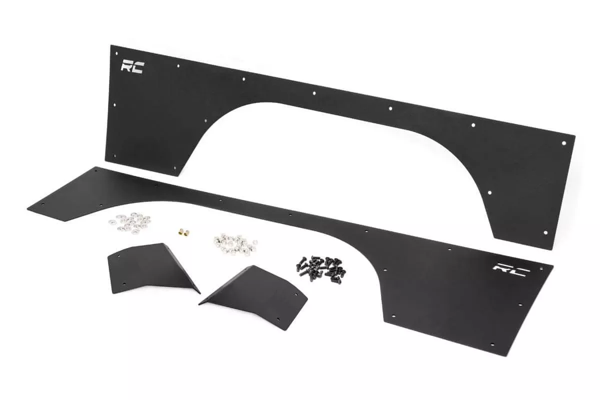 Rough Country | Quarter Panel Armor | Jeep Front Upper and Lower Quarter Panel Armor 97-01 Cherokee XJ Rough Country | 10577_A