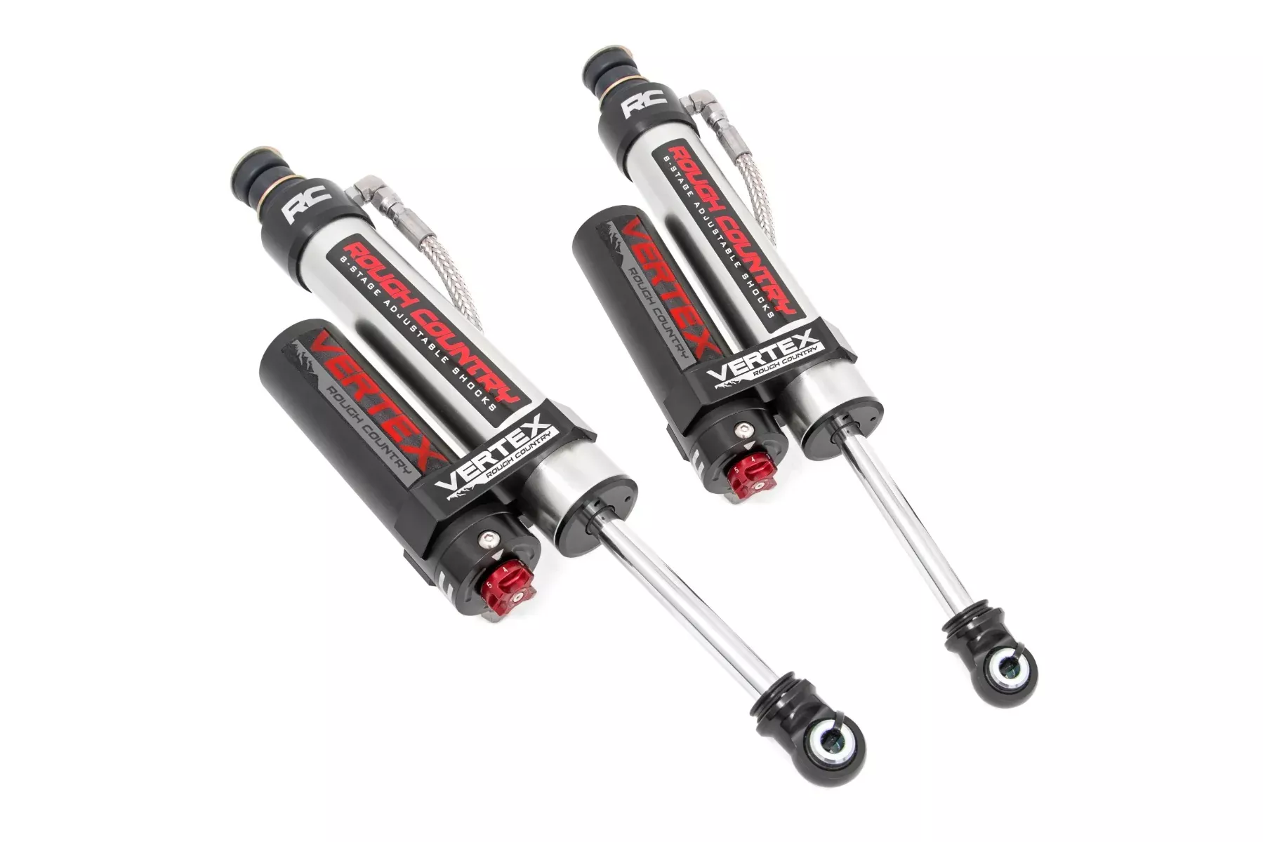 Rough Country | Shock Absorber | Vertex 2.5 Adjustable Rear Shocks 2 Inch 2019-2022 Ram 1500 2WD/4WD Rough Country | 699022