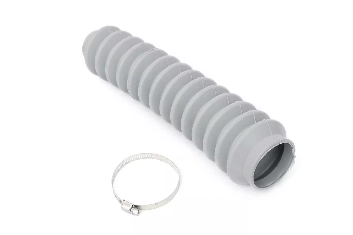 Rough Country | Shock Boot | Shock Boot Gray Polyurethane Includes Stainless Steel Boot Clamp Rough Country | 87176