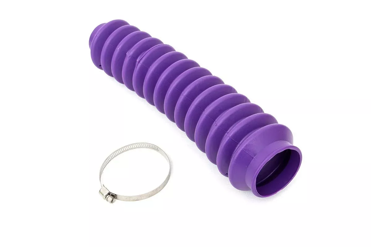 Rough Country | Shock Boot | Shock Boot Purple Polyurethane Includes Stainless Steel Boot Clamp Rough Country | 87175