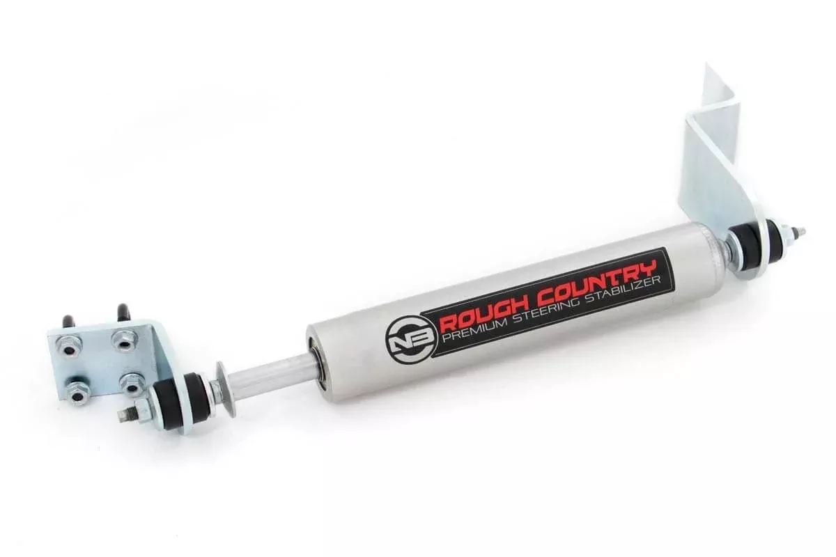 Rough Country | Steering Stabilizer | Dodge N3 Steering Stabilizer 94-01 RAM 1500 94-02 RAM 2500/3500 2WD Rough Country | 8738730