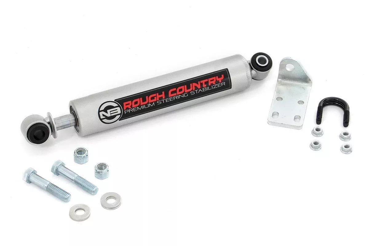 Rough Country | Steering Stabilizer | N3 Steering Stabilizer 02-06 Avalanche 1500 00-06 Suburban 1500/Tahoe/Yukon/Yukon XL 1500 99-06 4WD Silverado/Sierra 1500 Rough Country | 8732030