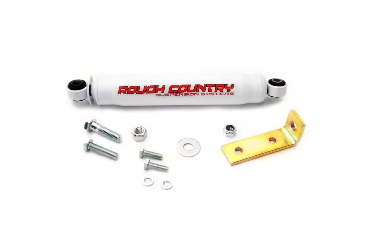Rough Country | Steering Stabilizer | Nissan Steering Stabilizer 87-95 4WD Pathfinder 86-94 Nissan D21 Hardbody Pickup Rough Country | 87361