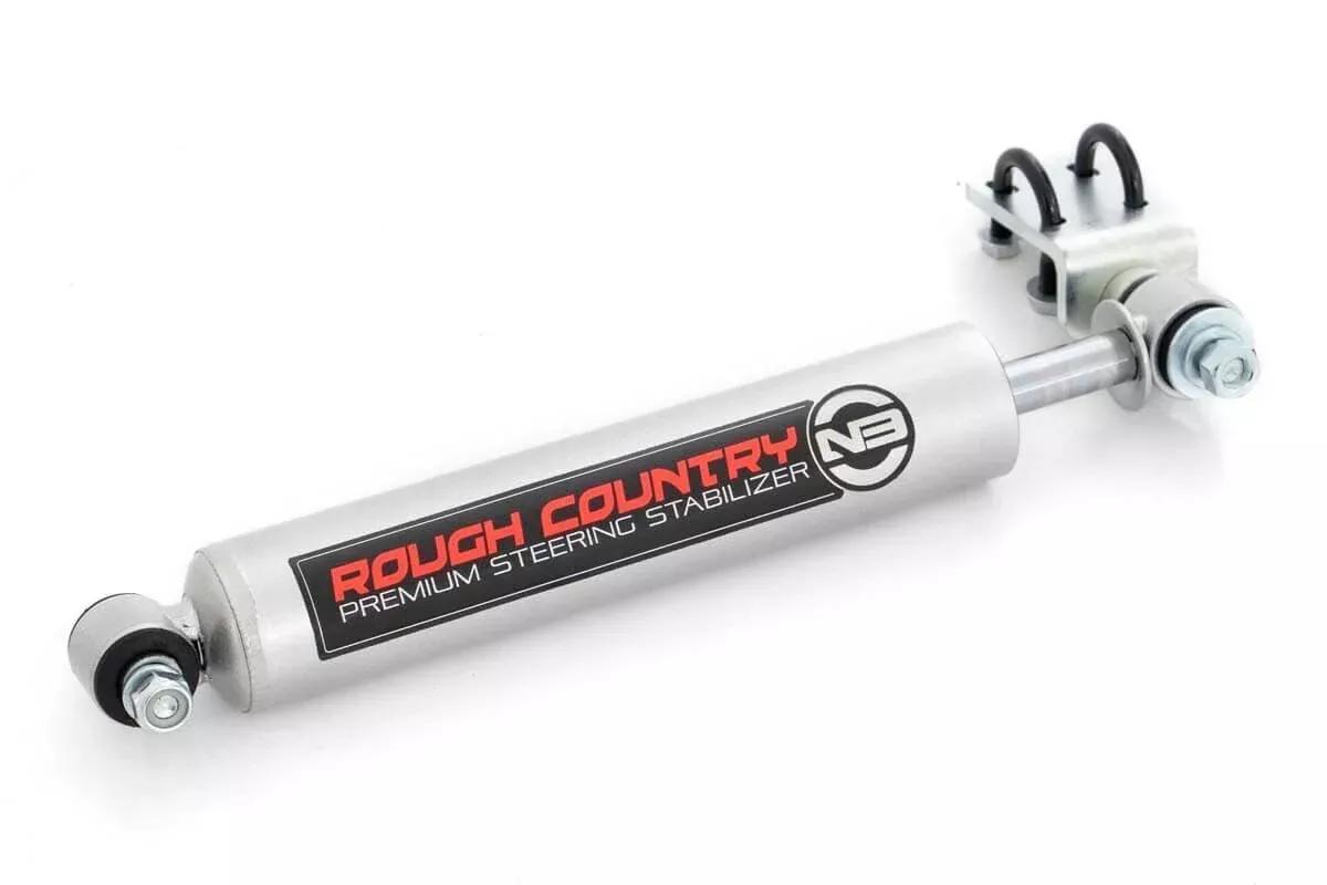 Rough Country | Steering Stabilizer | Steering Stabilizer 91-04 Sonoma 83-04 S10 Blazer 83-01 S15 Jimmy 82-04 S10 Pickup 82-90 S15 Pickup Rough Country | 8732430