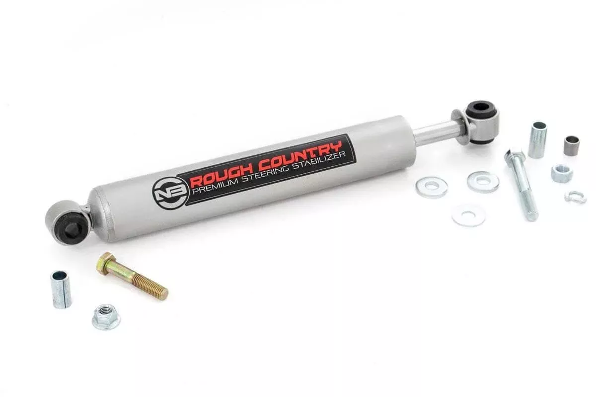 Rough Country | Steering Stabilizer | Steering Stabilizer Silverado/Sierra 2500HD/3500HD Rough Country | 8731130