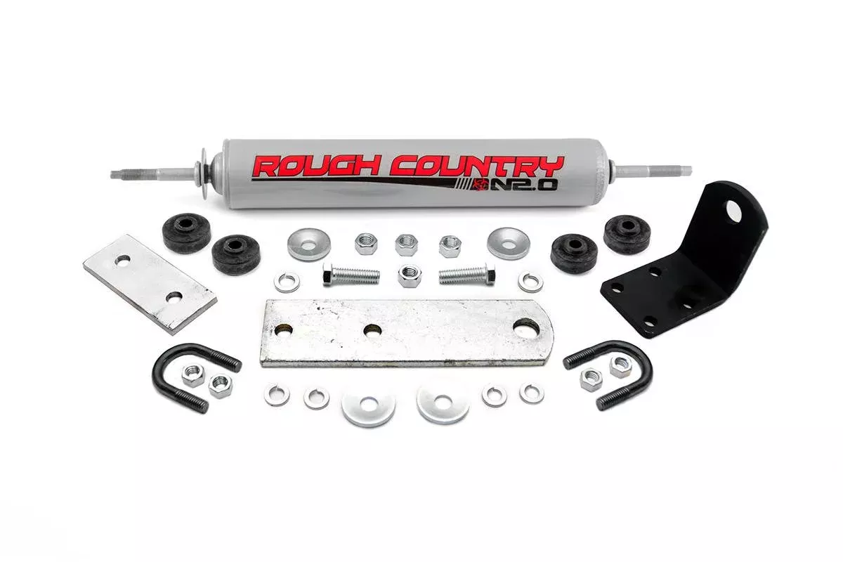 Rough Country | Steering Stabilizer|Steering|Suspension / Steering / Brakes | Ford Steering Stabilizer 83-90 Ranger Rough Country | 87380.2
