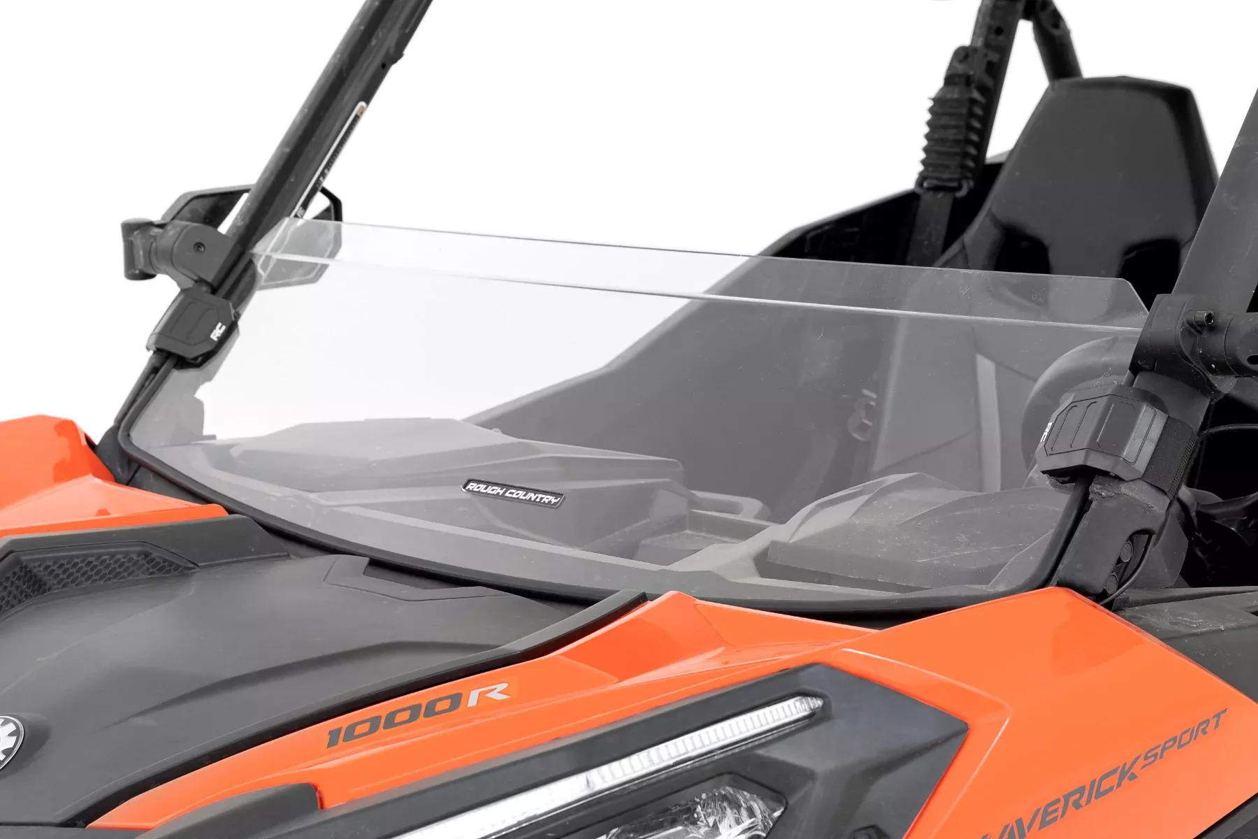 Rough Country | Windshield | Half Windshield Scratch Resistant Can-Am Maverick Sport Rough Country | 98101931