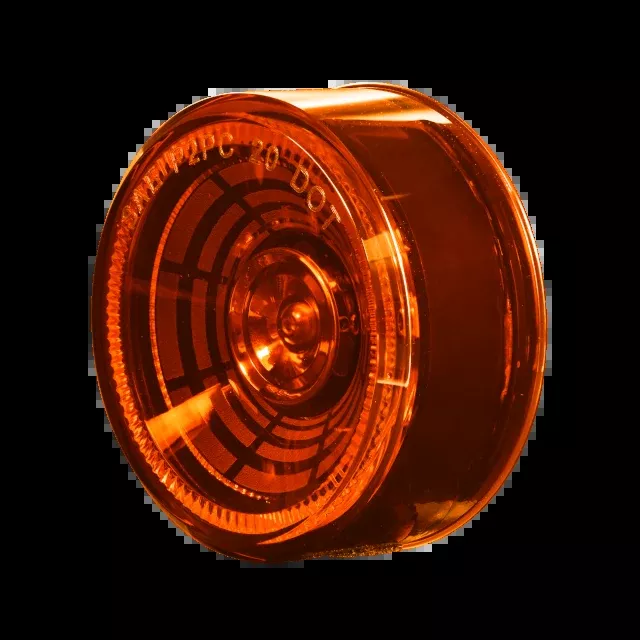 ROUND MARKER LAMP 2" 4 AMBER LED 12V 320-8811AZ-12V