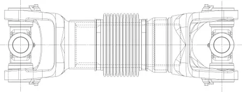 Spicer 170SC55001C Drive Shaft Short Couple