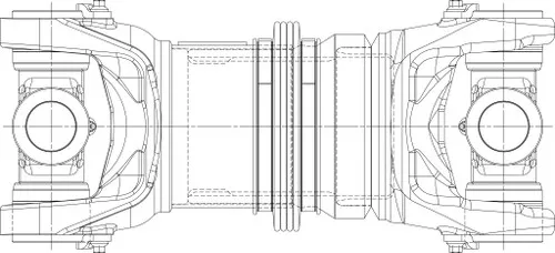Spicer 170SC55008C Drive Shaft Short Couple