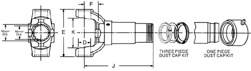 Spicer 2-3-4681KX 1330 Sleeve Yoke