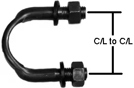 Spicer 2-94-28X 1210 1310 1330 U-Bolt Kit