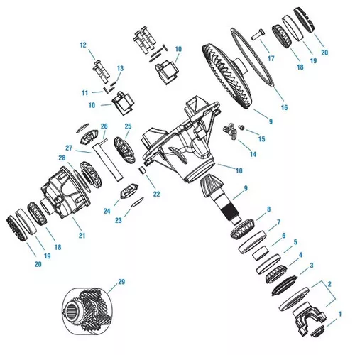 Spicer S110373CF CORE FREE CARR 34I S110 373
