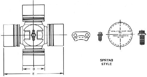 SPL170-4X Dana Spicer Life Series U Joint