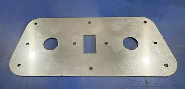 Stainless Steel Dual Watermelon Sleeper Dome Light Plate With Switch Hole each