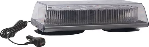 Star Warning 9016LED-YY-C Amber Clear Mini Bar LED 12V-30V DC Permanent Mount