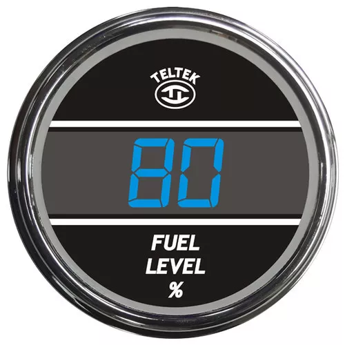 Teltek Blue Fuel Level Gauge for 2006 & Newer Peterbilt | 237.6