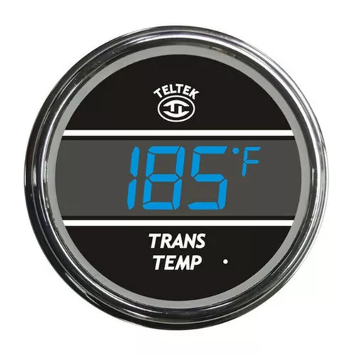 Teltek Blue Transmission Temperature Gauge for 2006 & Newer Peterbilt | 207.6