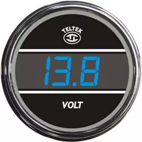Teltek Blue Voltmeter Gauge for 2005 & Older Kenworth | 245K