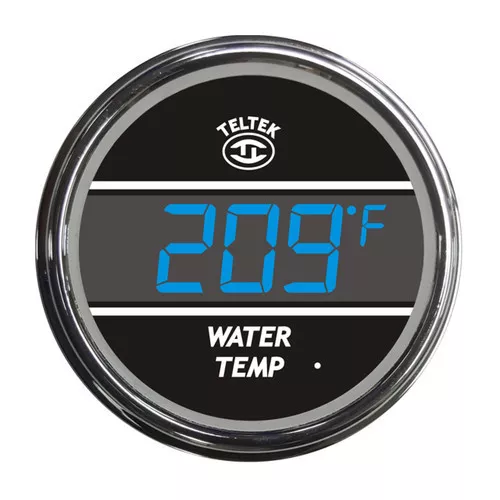 Teltek Blue Water Temperature Gauge for 2006 & Newer Peterbilt | 209.6
